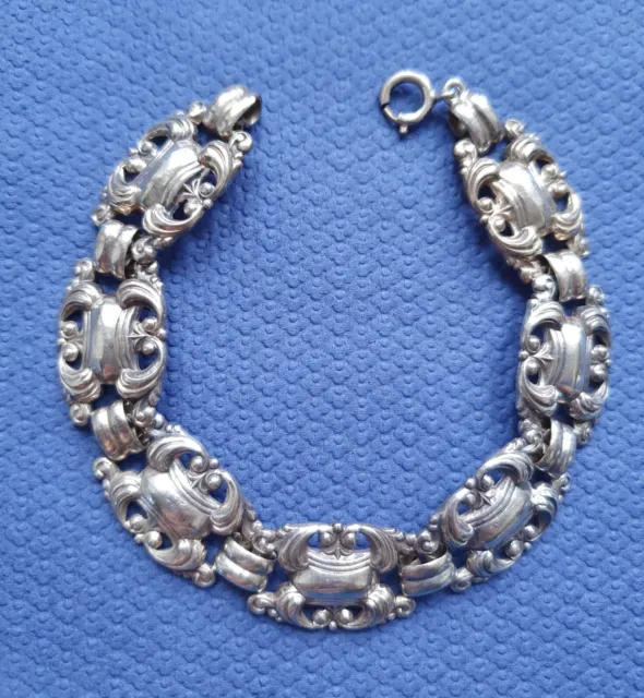 Antikschmuck Armband in 835 Silber Biedermeier Jugendstil Trachtenarmband
