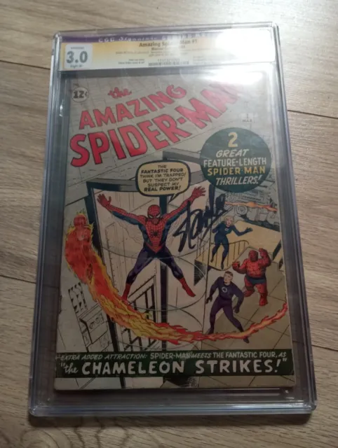 Amazing Spiderman 1 Cgc 3.0 Restored