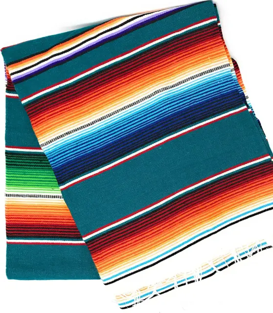 Large Serape Mexican Blanket Authentic Sarape Blanket 7' X 5' Zarape by  (Pick Y