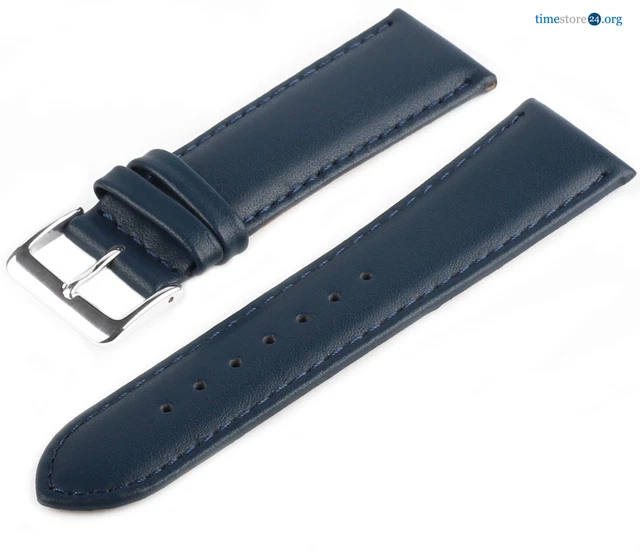 VERY STRONG GENUINE LEATHER WATCH STRAP EXTRA LONG RAVENNA XXXL 18, 20, 22, 24MM - Foto 6