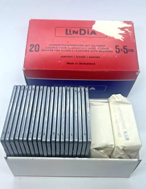 LINDIA Slide Holder Kit/In Original Box w/ Instructions/Photography/Switzerland