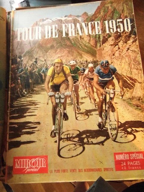 Poster Vintage Miroir Du Cyclisme Années 60 – Van Springel