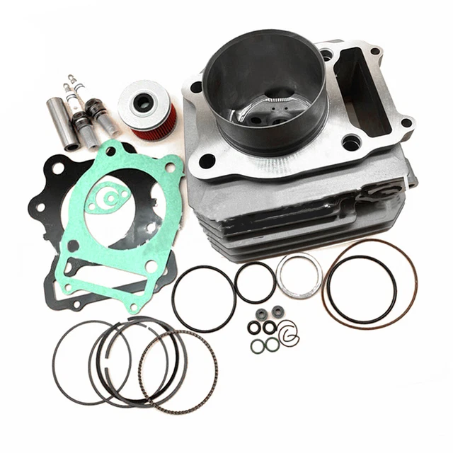 Cylinder Top End Rebuild Kit fit for 1988-2000 Honda TRX 300 Fourtrax FW 4x4 Hot