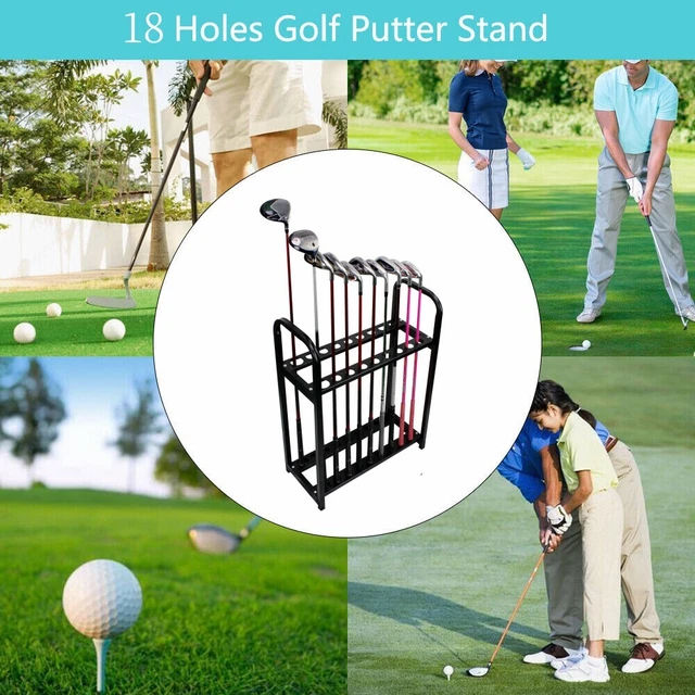 18 CLUBS GOLF Club Display Rack Golf Putter Storage Organizer Floor