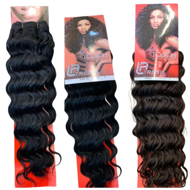 LA TREND Tacto Suave Francés Onda 40.6cm 100% Pelo Natural