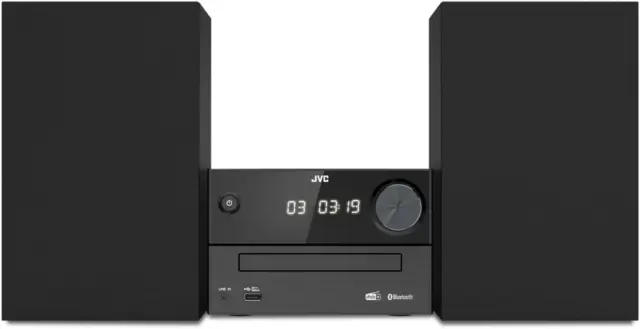 JVC UX-C25DAB - Sistema Micro HiFi con CD, USB, Bluetooth, DAB+, FM-RDS, Line-In