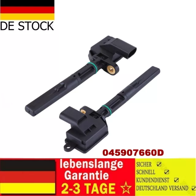 DE 3-Poliger Motorölstand Sensor mit Dichtung für Audi Seat Skoda VW 045 907 660