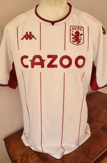 Kappa Aston Villa FC Herren 2021-2022 Large Away Fußball Shirt Top Trikot