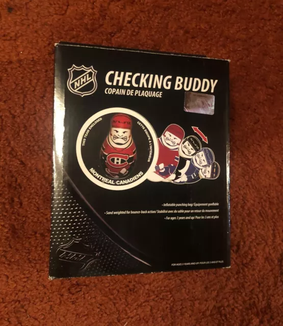 Montreal Canadiens Checking Buddy Inflatable Punching Bag ** NEW IN PACKAGE **