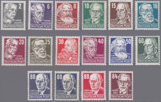 DDR 327/41 ** Persönlichkeiten (II) WZ 2, postfrisch Mi.Nr. 334 gepr. Mayer BPP