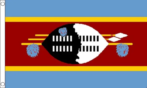 Cortina ataúd bandera nacional de Suazilandia con envío rápido