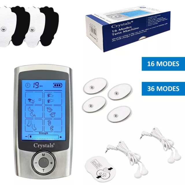 Tens Machine Rechargeable Digital Therapy Full Massager Pain Relief Acupuncture