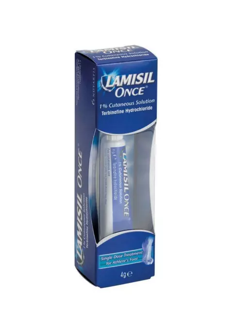 Lamisil Once 4g- 1% Strong Single Dose Treatment Solution for Athlete's Foot