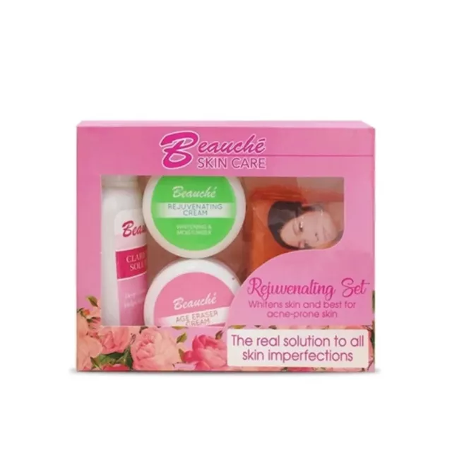 Beauche Skin Care Set Whiten Glow Skin Best for Acne-Prone Skin