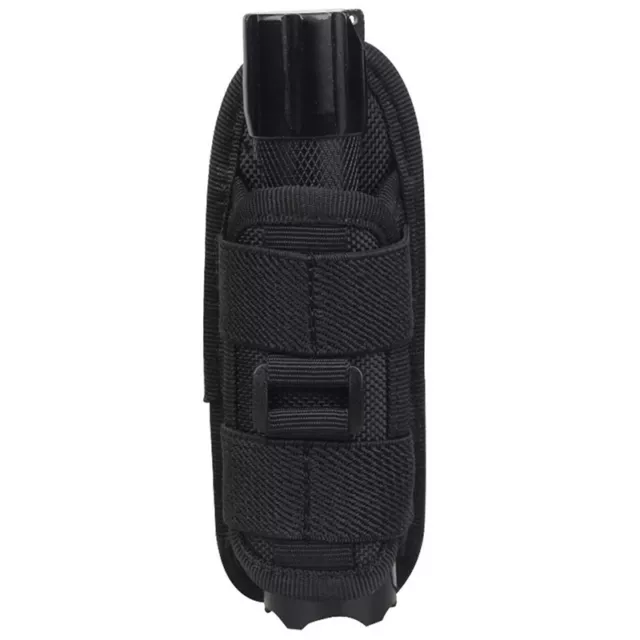 Tactical Flashlight Pouch Torch Holster 360degree Rotating Belt Carry.EL