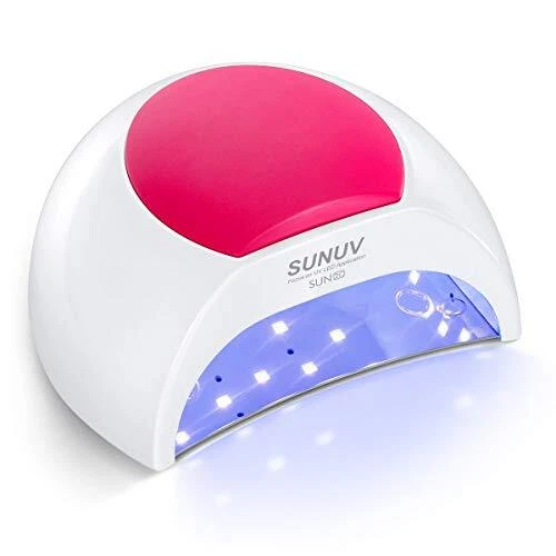 SUNUV Lampe à LED UV Sèche Ongles, 48W Portable Séchoir à Ongles Professionnel A
