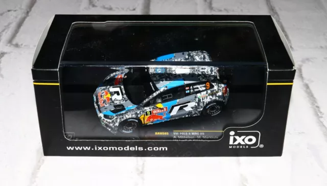 Ixo RAM565 1/43 VW Volkswagen Polo R WRC Wales Rally 2013 Mikkelsen RARE