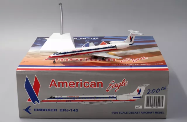 American Eagle ERJ145 200th Reg:N643AE JC Wings 1:200 Dieacst Models LH2103