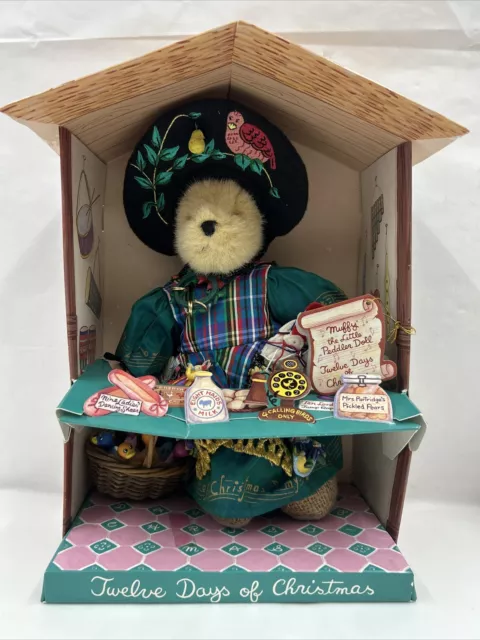 Muffy VanderBear 1997 The Little Peddler Doll 12 Days Of Christmas Original Box