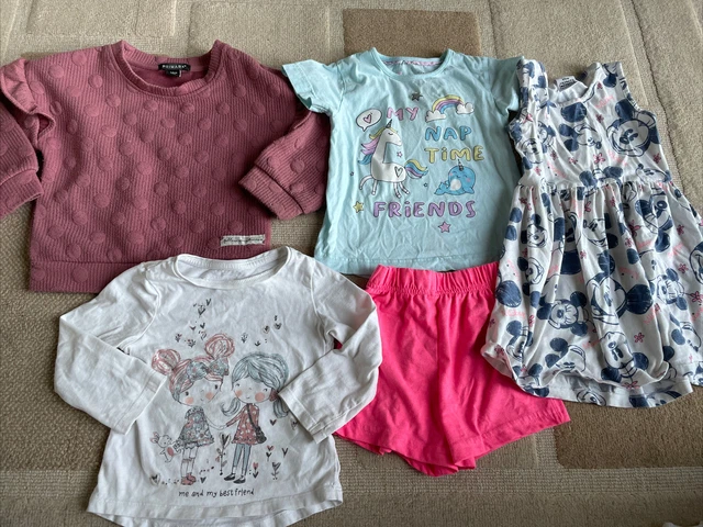 Girls mixed clothing bundle age 2-3 years jumper dress t-shirt etc