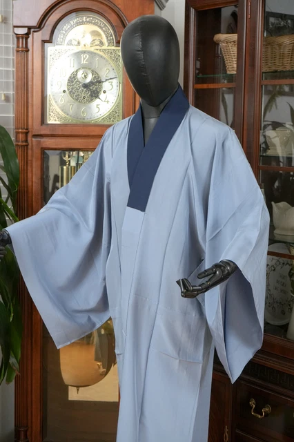 Dear Vanilla Japanese Juban Undergown Men's Kimono Authentic Vintage Japan Mint 2
