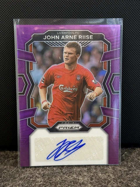 Carte Topps 2024-25 Liverpool – Autographe John Arne Riise /15 – Palatial Montage Moments