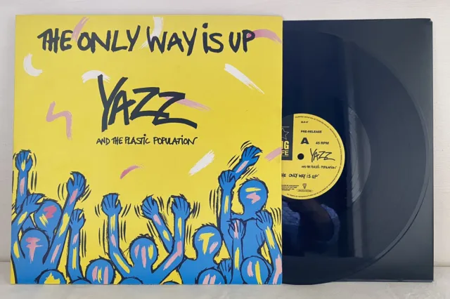 Yazz and the Plastic Population The Only Way Is Up 12" Vinyl Pre-Release BLR 4T