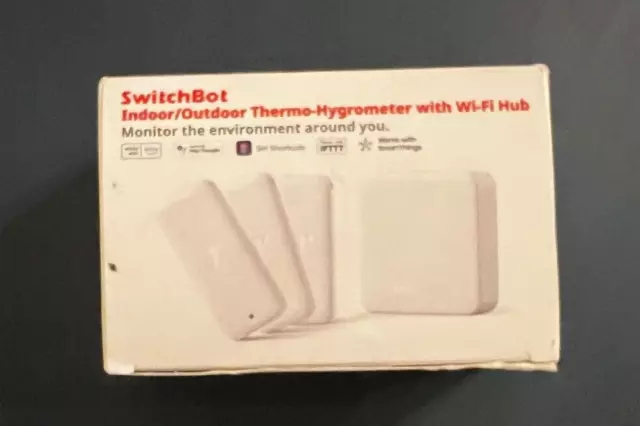 SwitchBot Indoor/outdoor Thermo-hygrometer With Wi-Fi Hub