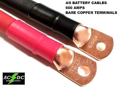 4/0 AWG GAUGE Copper Battery Cable Power Wire Car,  Inverter, RV, Solar