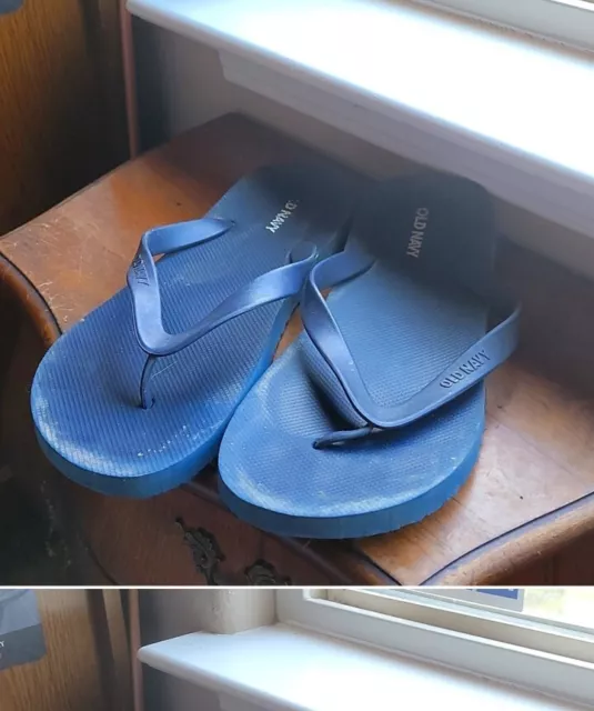 Navy Blue Old Navy Flip-Flops