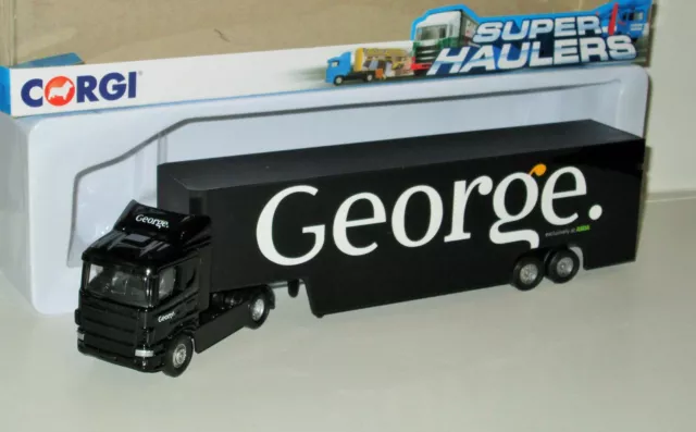 CORGI SuperHaulers CURTAIN SIDER TRUCK ASDA GEORGE - BNIB - VHTF