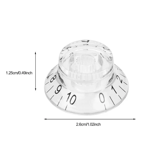 Boutons de volume de tonalité Interrupteur de réglage de basse For Les Paul LP 2