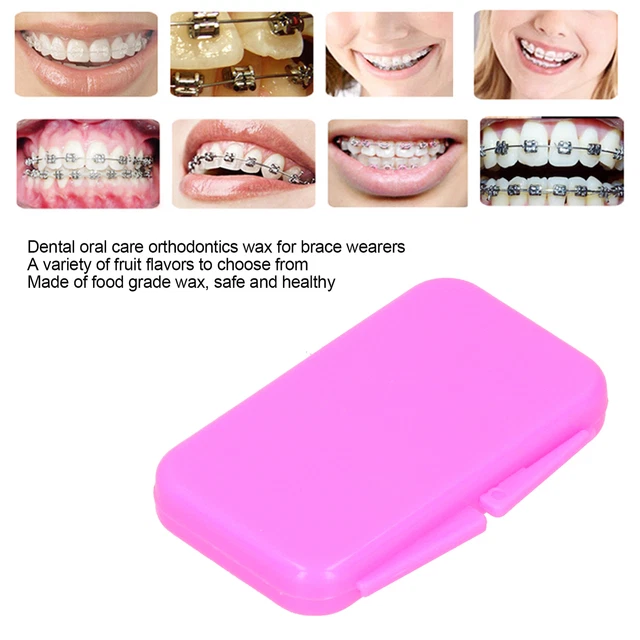 (Red 10x Dental Care Orthodontic Wax For Braces Mouth Protection Dental DGD