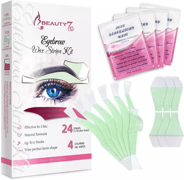 Hair Removal Eyebrow Wax Strips For Sensitive Skin Eyebrow Shaper Pre-Cut