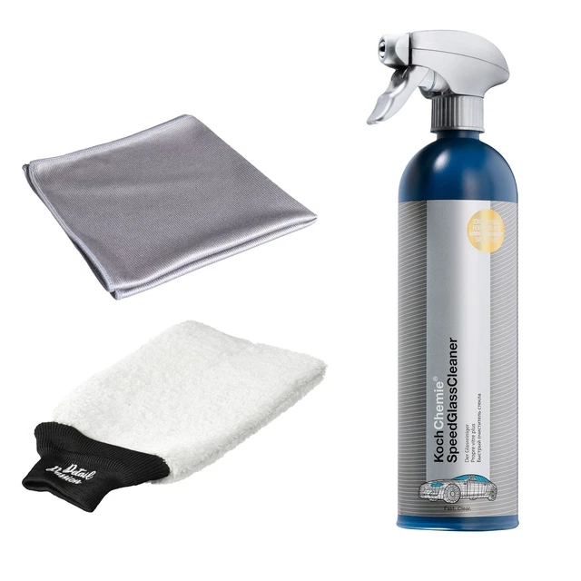DP Set Pulitore Vetro Koch Speed Glass Cleaner 750ml + Panno Pulizia Vetro + Lavaggio