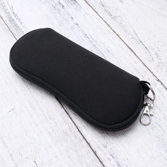 Caja de gafas con cremallera estuche para gafas anticaídas