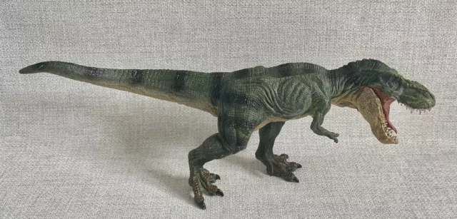 Figura de dinosaurio TRex juguete corriendo realista lata grande abrir mandíbula papo? Tiranosaurio