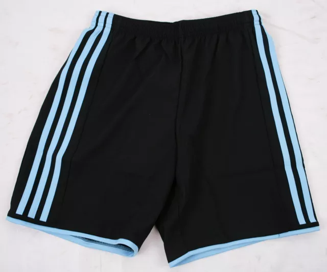 Adidas Hombre Condivo 16 Corto Pantalones de Fútbol 152 Negro / Azul Claro