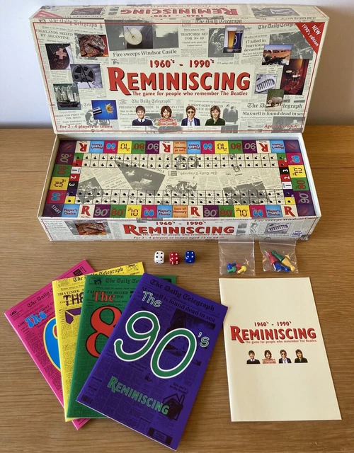 Retro Reminiscing VINTAGE REMINISCING 1960’S - 1990’s Board Game by Paul Lamond Games ...