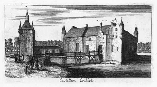 1690 - Kasteel Krabbels Zandhoven Engraving
