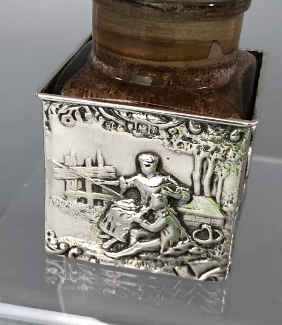 Late Victorian Silver Scent Bottle William Comyns London 1901 A70017 2