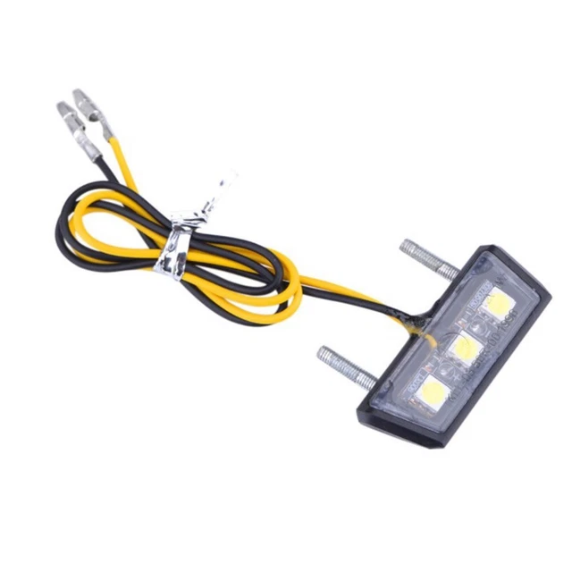 Luce targa durevole luce LED 1 W nero resistente pratica da usare