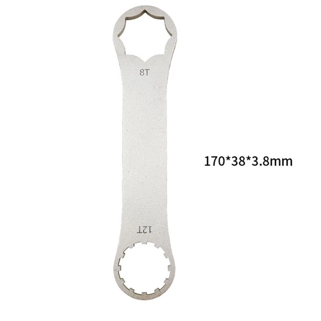 Outil Alliage Aluminium 8T & 12T - Pour Démonter Manivelle Et Capuchon De Fourche SR Suntour - Alliage Aluminium - Lot De 2 Clé à Rayons Vélo Outil Alliage Aluminium 8T & 12T - Pour Démonter Manivelle Et Capuchon De Fourche SR Suntour - Alliage Aluminium - Lot De 2 Clé à Rayons Vélo