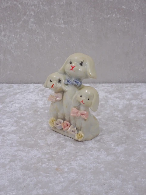 Lot De 5 Figurines Miniatures En Porcelaine – Vintage URSS – Fait Main