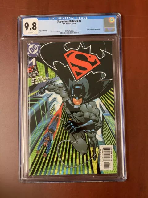 Superman/Batman #1 (2003) Batman McGuinness Cover CGC 9.8 White Pages