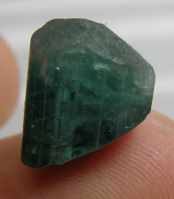 10.75ct Afghan 100% Natural Terminated Blue Indicolite Tourmaline Crystal 12.5mm