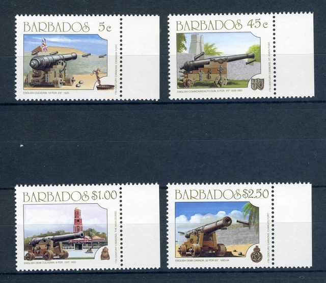 Barbados 827-30 postfrisch #GU575