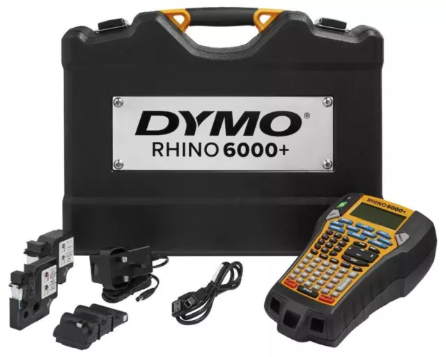 Rhino 6000 + Industriel Étiquette Fabricant / Imprimante Kit Avec Coque - DYMO