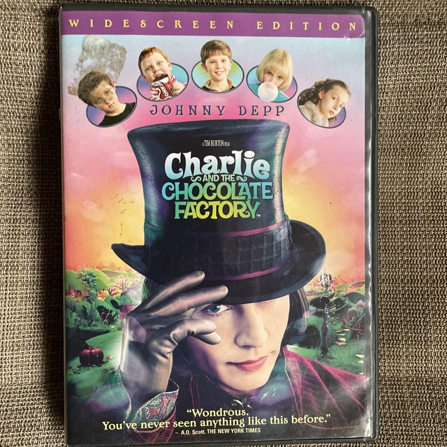 CHARLIE AND THE Chocolate Factory (DVD, 2005, Widescreen Edition