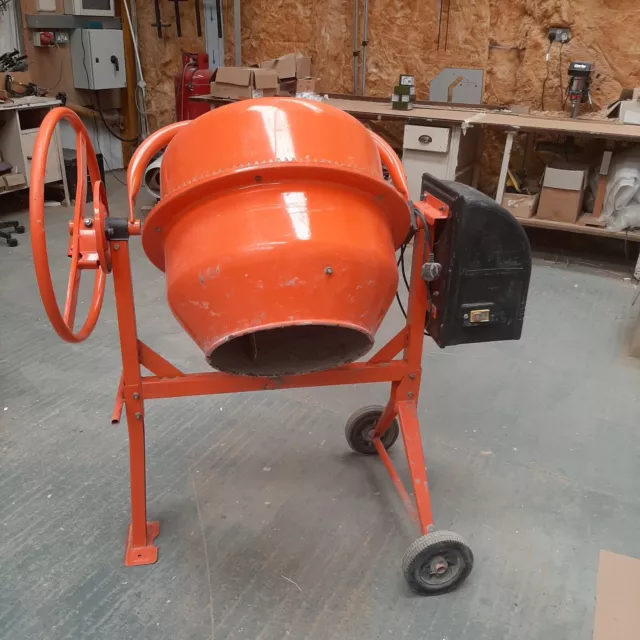 Cement Mixer Electric 140L Drum  Used